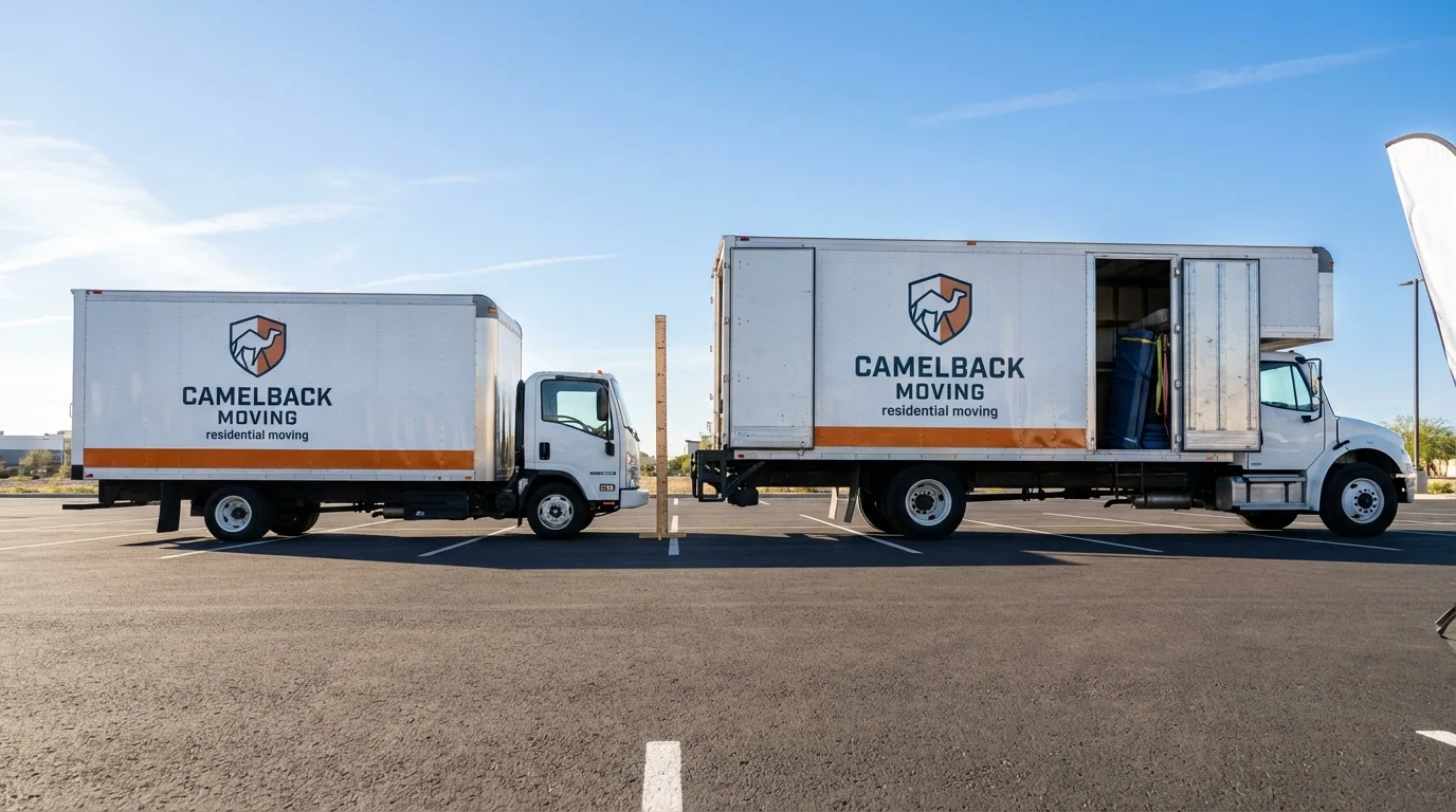 Moving truck size capacity guide in Center Moriches